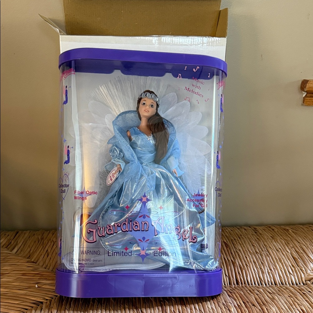 Guardian Angel Limited Edition Doll with Fiber Optic Wings - March(never opened)